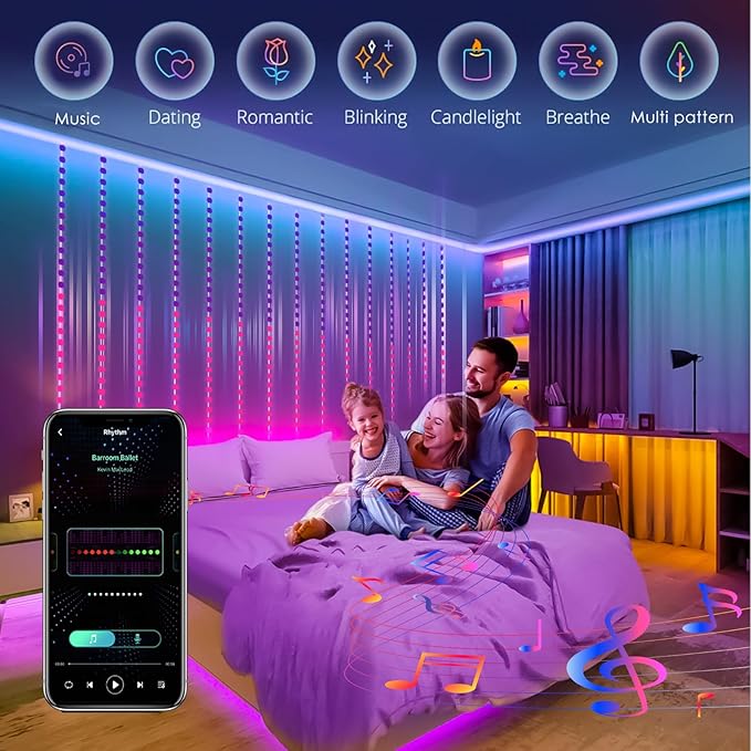 NeonEsque™ LED Smart Curtain